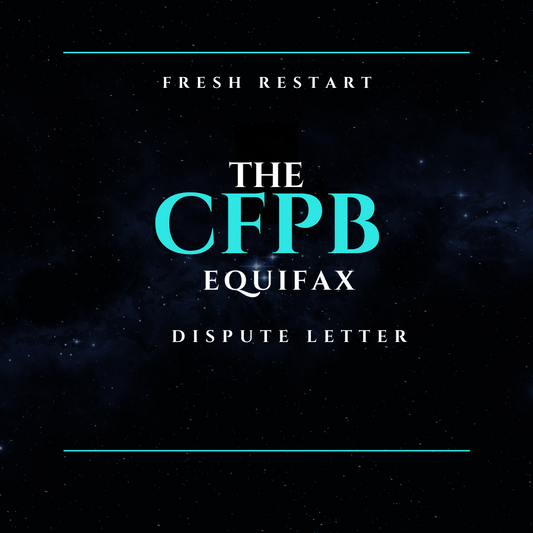 CFPB Equifax Dispute Letter
